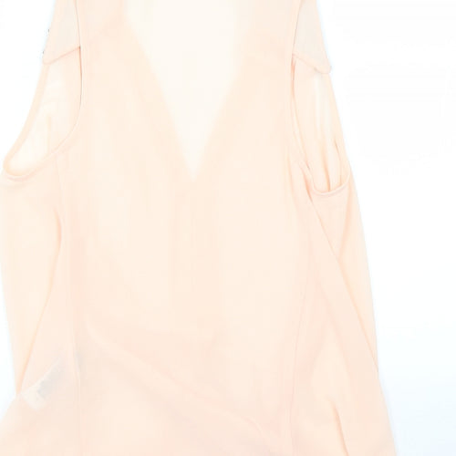 New Look Womens Pink   Basic Blouse Size 8