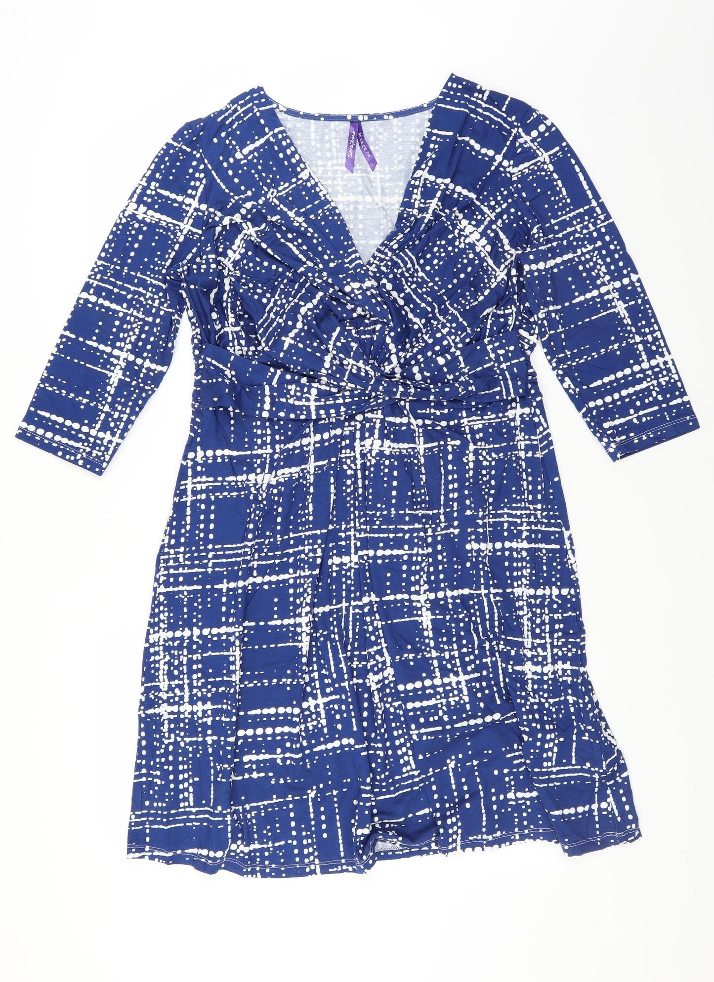 Seraphine Womens Blue   Fit & Flare  Size 12