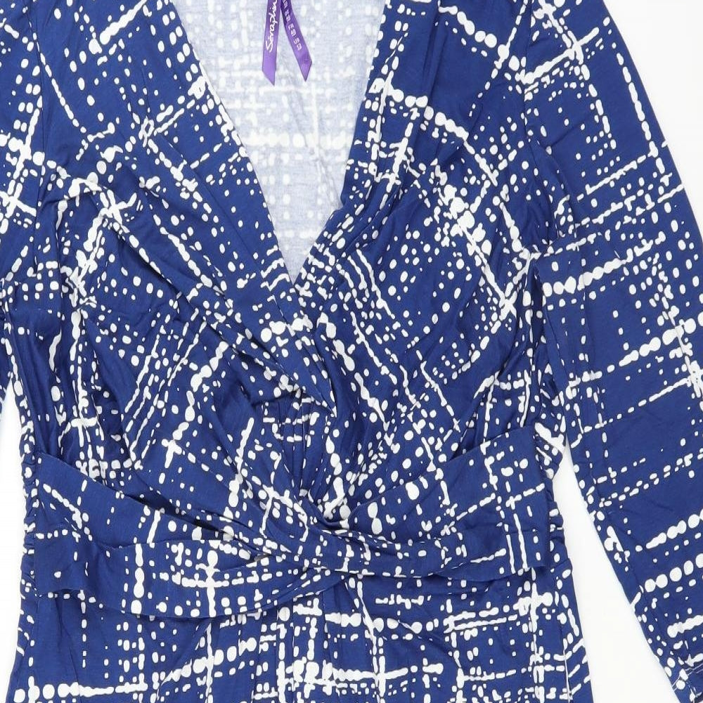 Seraphine Womens Blue   Fit & Flare  Size 12