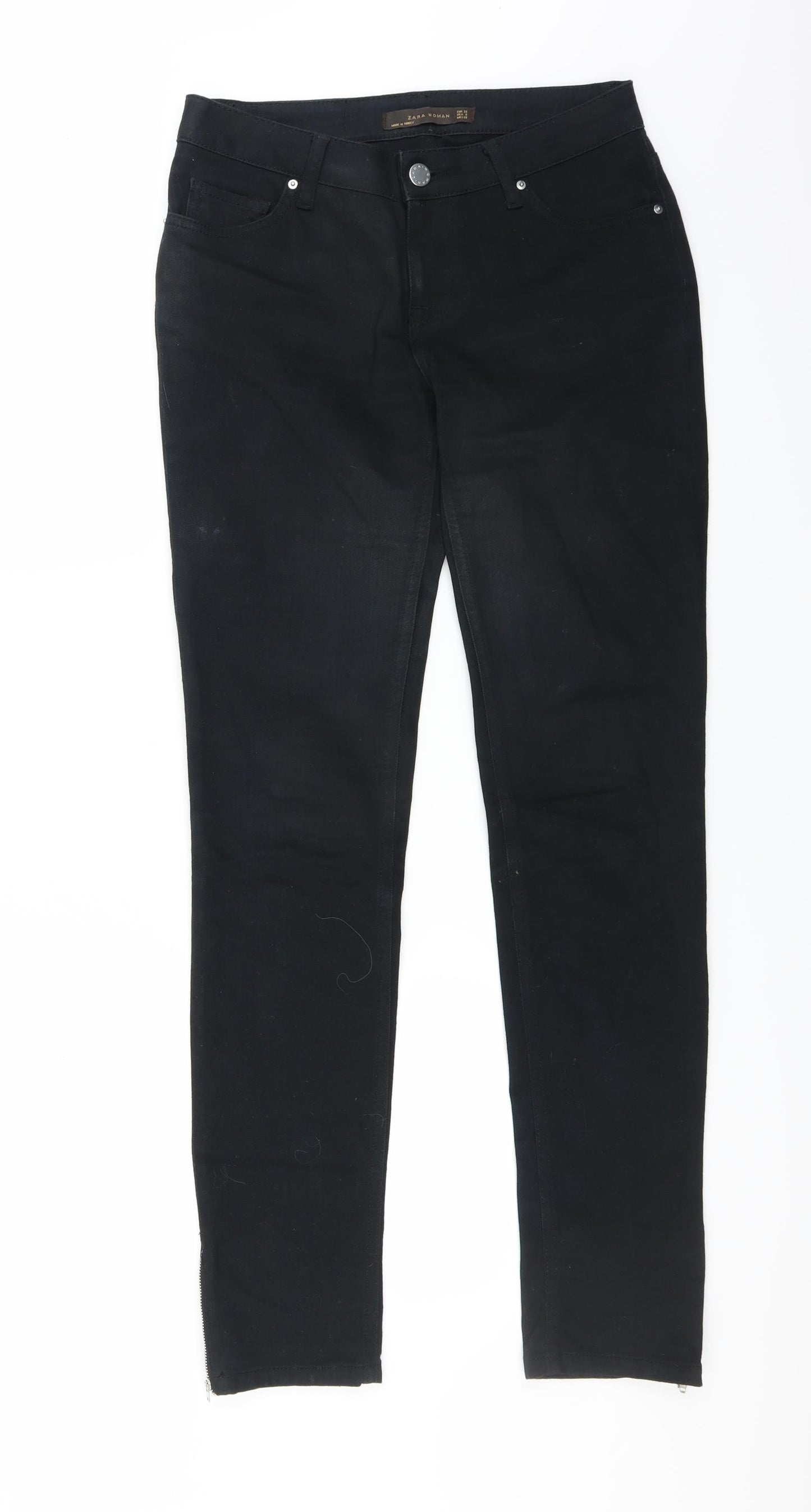 Zara Womens Black   Skinny Jeans Size 10 L32 in