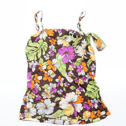Therapy Womens Multicoloured Floral  Camisole Blouse Size 12