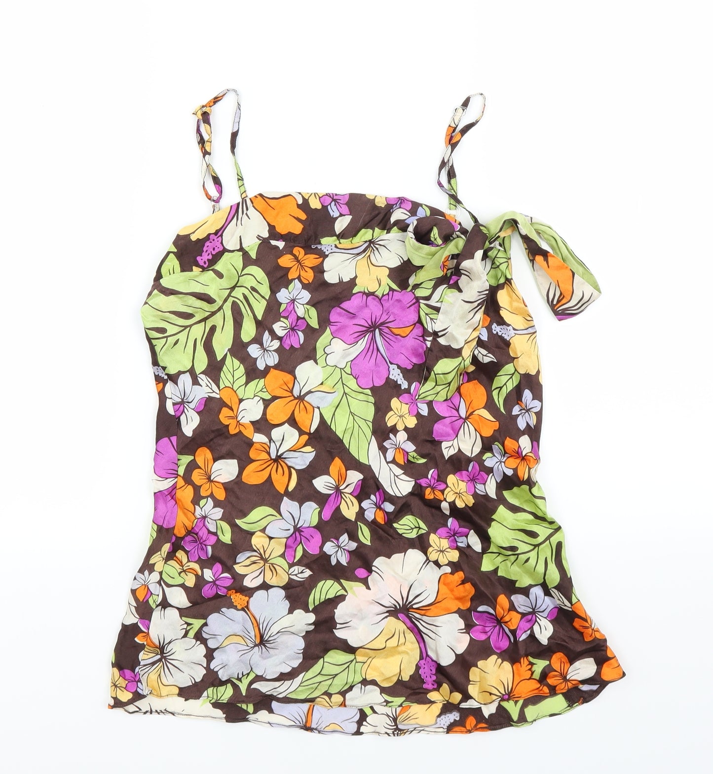 Therapy Womens Multicoloured Floral  Camisole Blouse Size 12