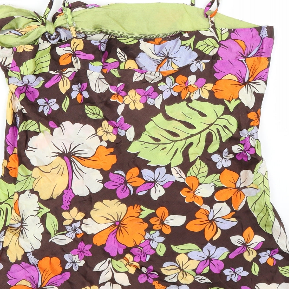 Therapy Womens Multicoloured Floral  Camisole Blouse Size 12