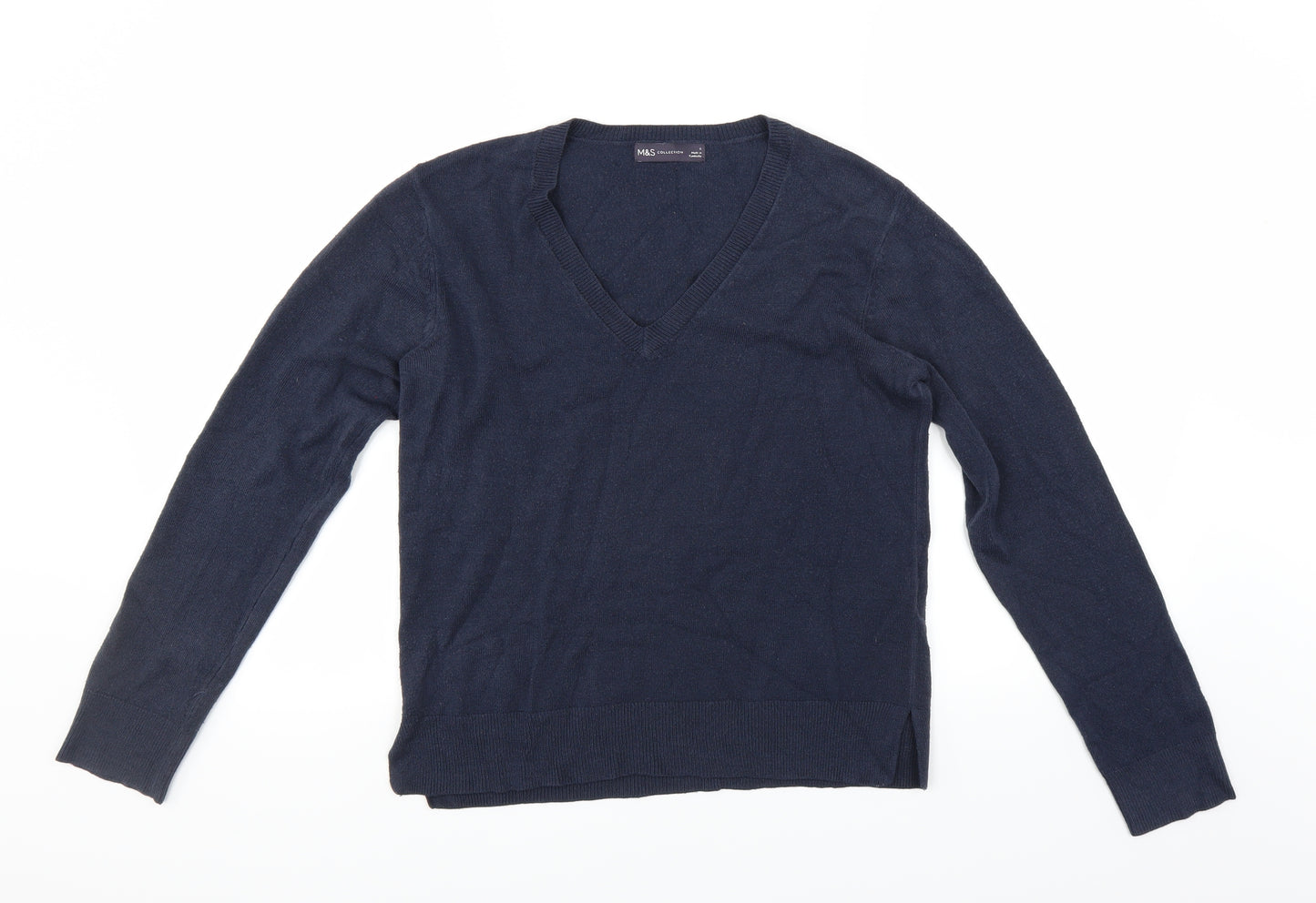 Marks and Spencer Womens Blue   Pullover Jumper Size 8