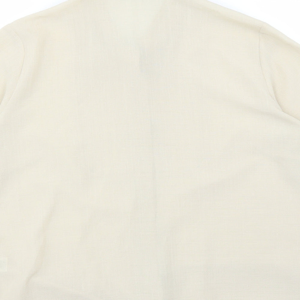 Marks and Spencer Womens Beige   Basic Blouse Size 18