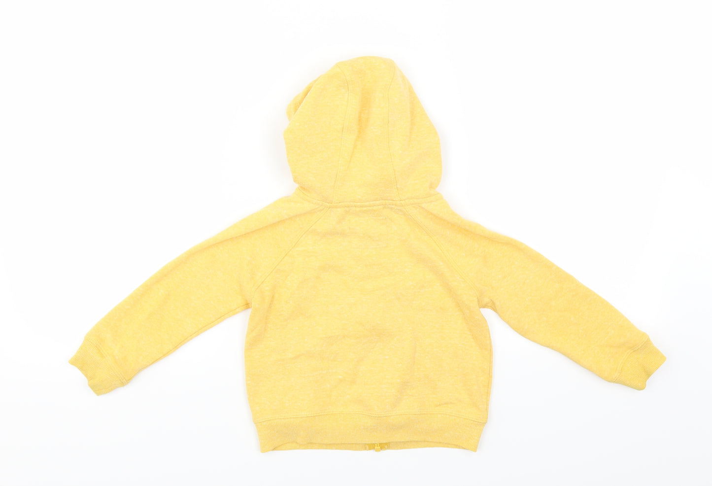 Sainsburys Girls Yellow   Full Zip Hoodie Size 2-3 Years