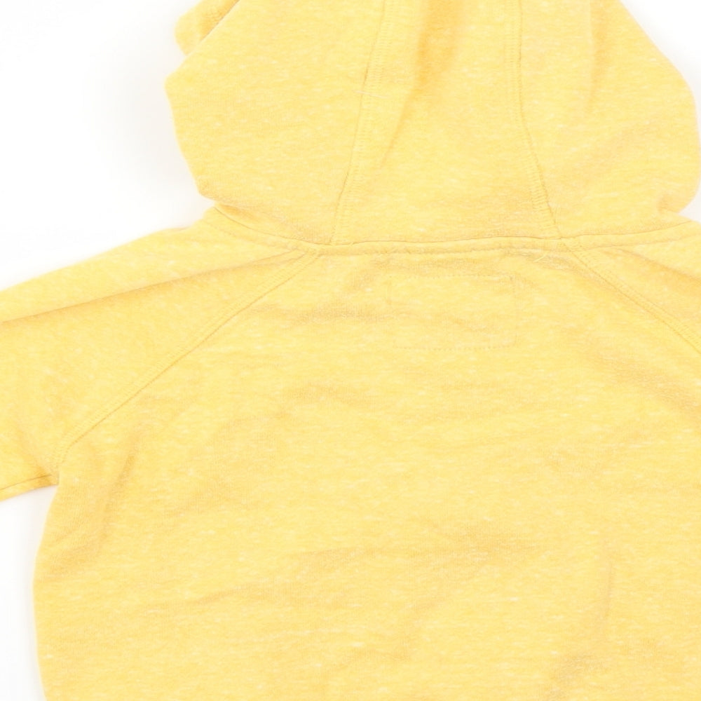 Sainsburys Girls Yellow   Full Zip Hoodie Size 2-3 Years