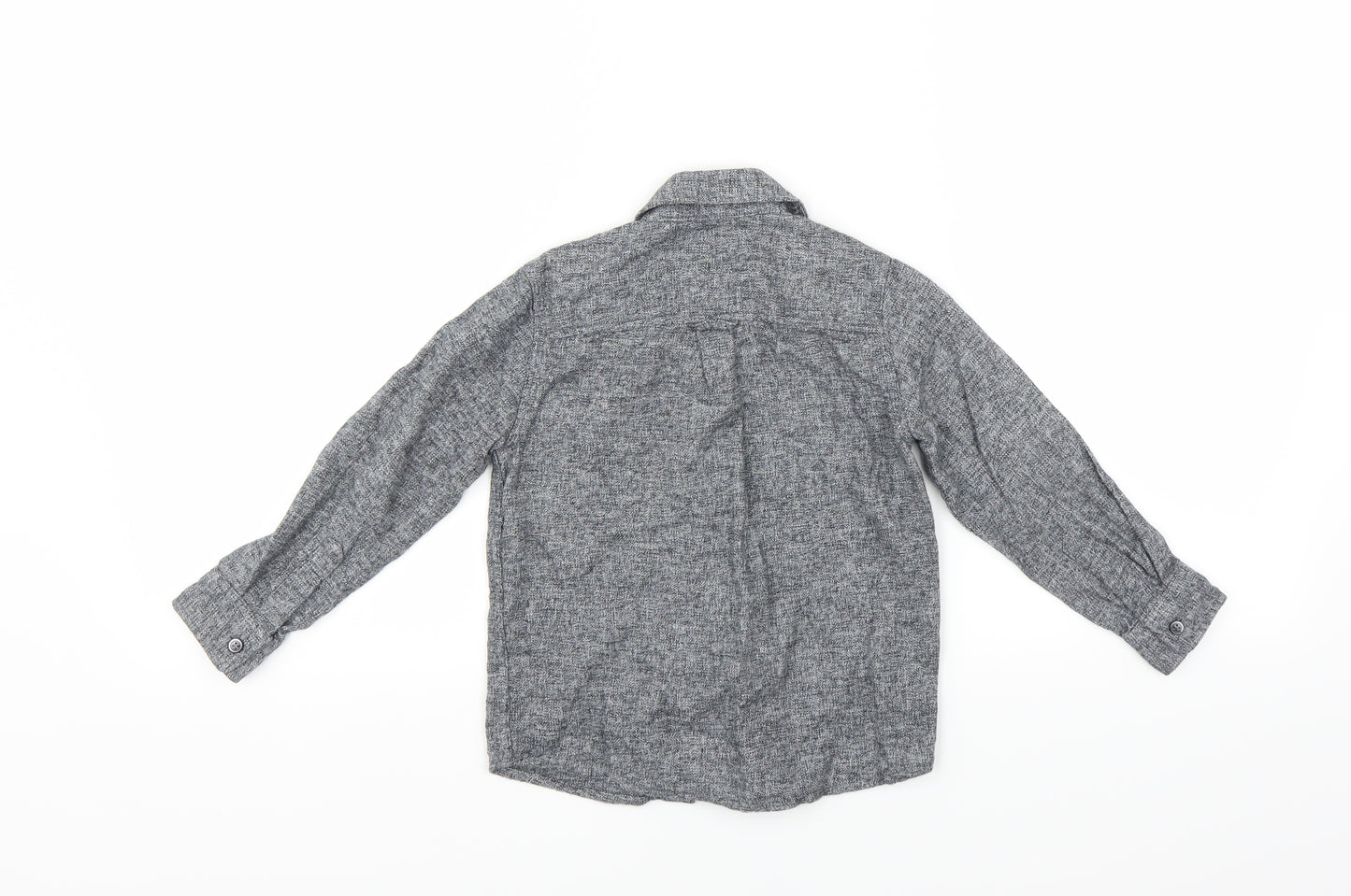 NEXT Boys Grey   Basic Button-Up Size 4 Years