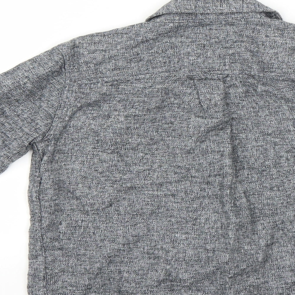 NEXT Boys Grey   Basic Button-Up Size 4 Years