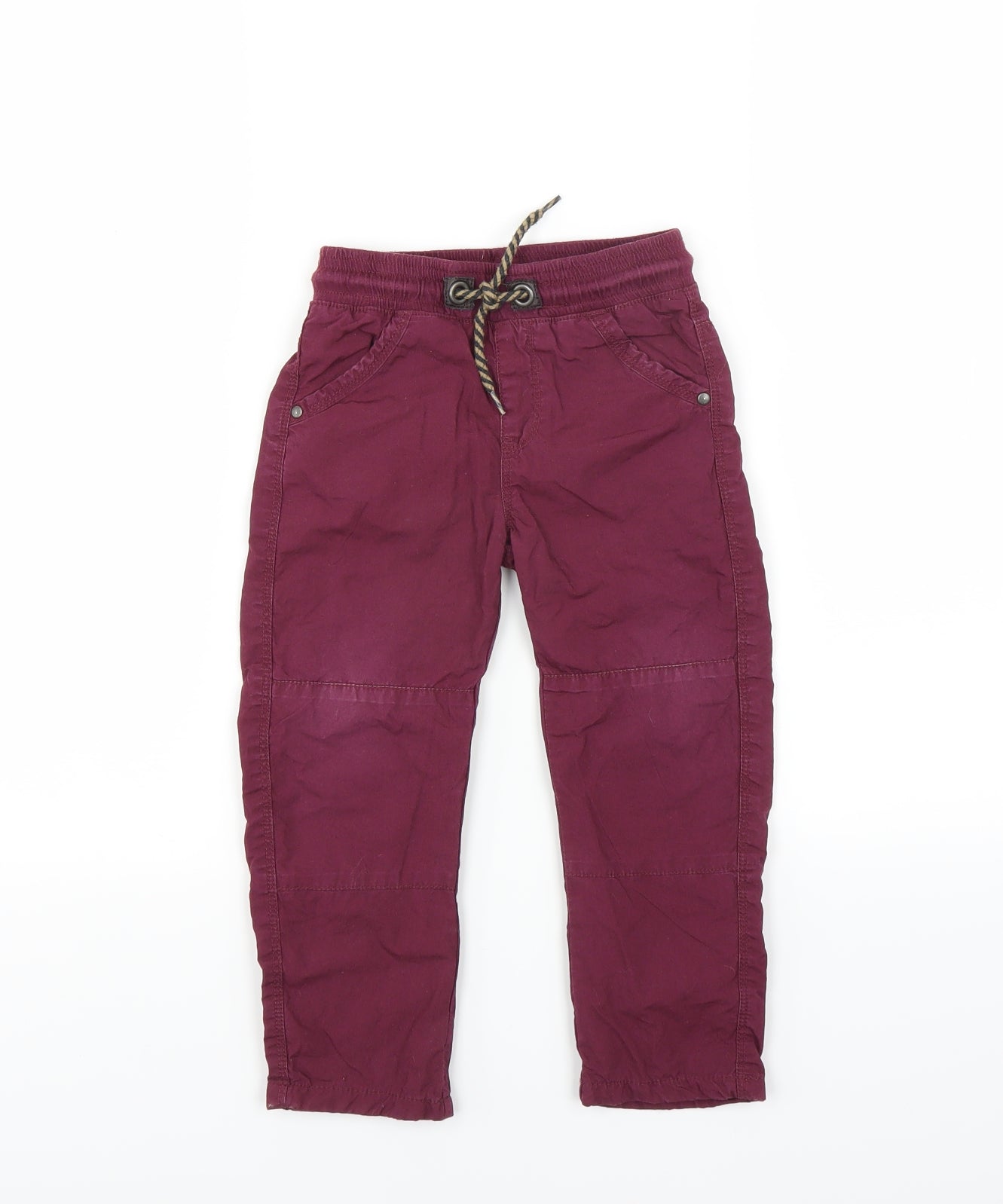 Preworn Boys Purple   Cargo Trousers Size 18-24 Months