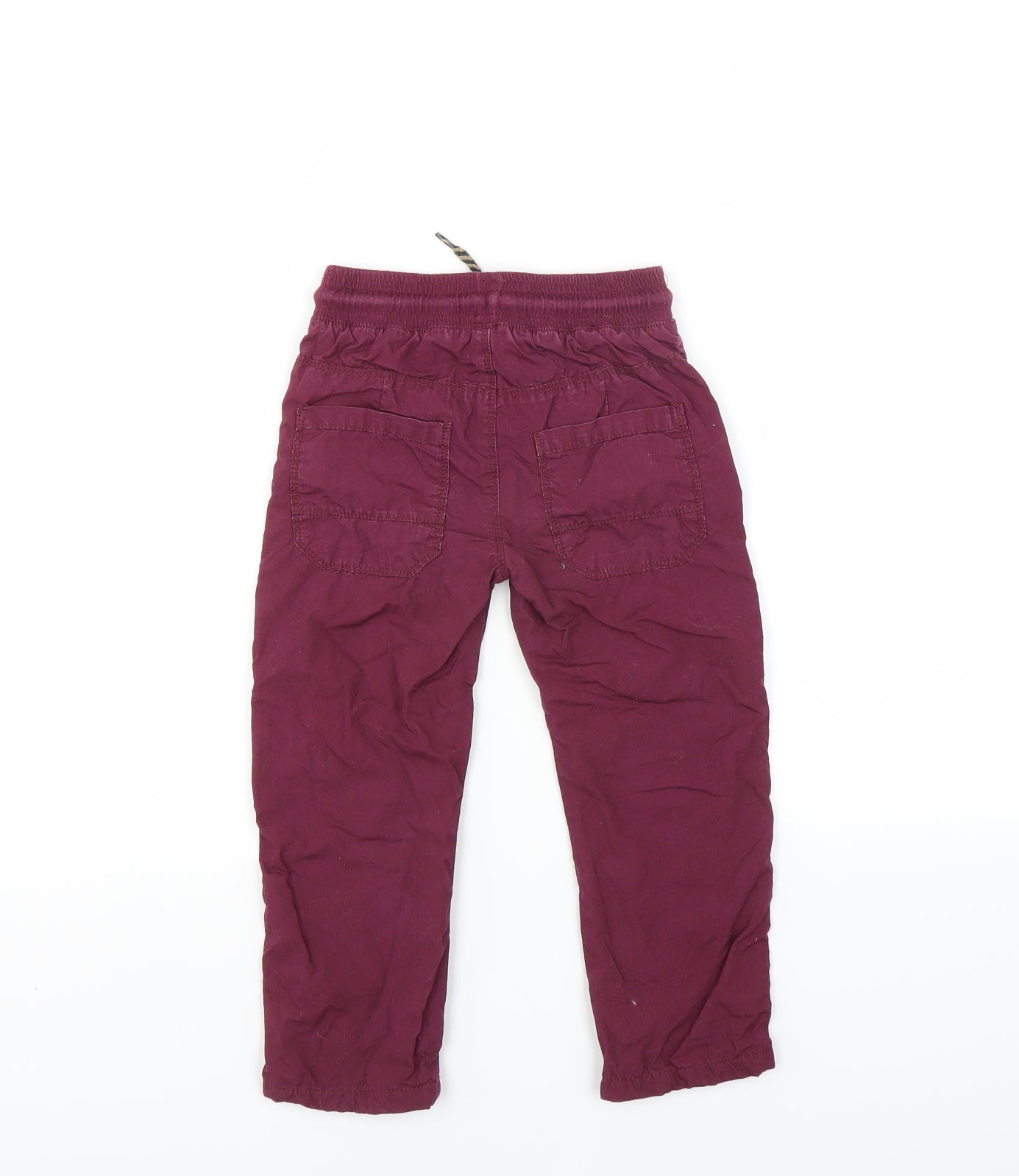 Preworn Boys Purple   Cargo Trousers Size 18-24 Months