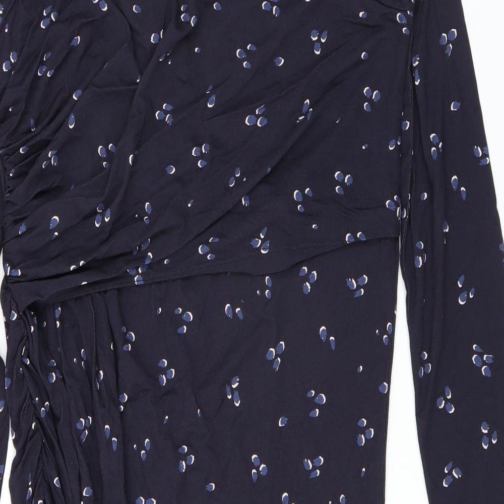 Seraphine Womens Blue Geometric  Bodycon  Size 18