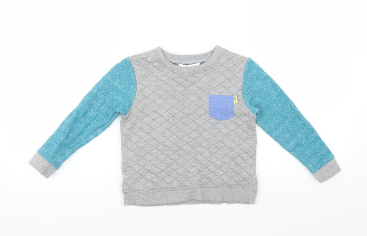 M&Co Boys Grey Pullover Sweatshirt Size 2-3 Years