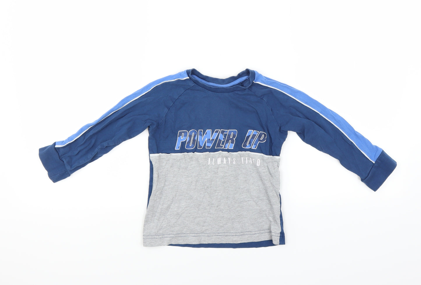 Matalan Boys Blue   Basic T-Shirt Size 5 Years