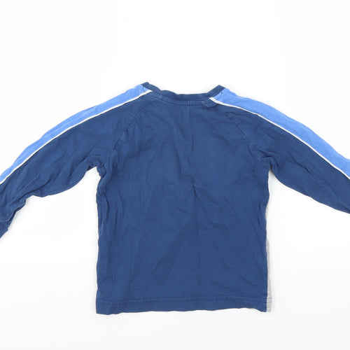 Matalan Boys Blue   Basic T-Shirt Size 5 Years