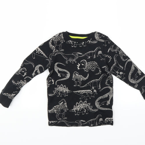 NEXT Boys Black Solid   Pyjama Top Size 3-4 Years  - DINOSAUR