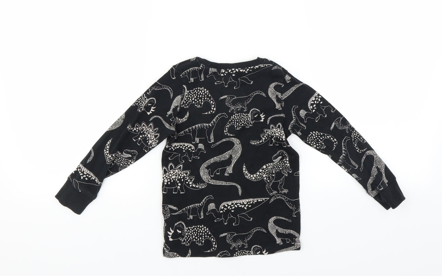 NEXT Boys Black Solid   Pyjama Top Size 3-4 Years  - DINOSAUR