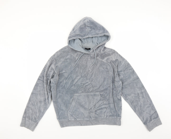 Topshop Womens Grey   Pullover Hoodie Size 8