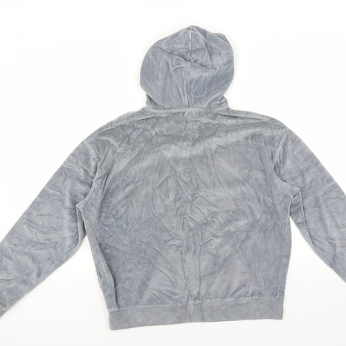 Topshop Womens Grey   Pullover Hoodie Size 8