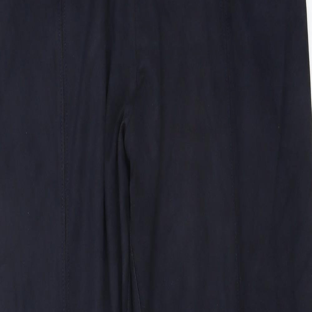 Marks and Spencer Womens Blue   Trousers  Size 14 L24 in - CROPPED