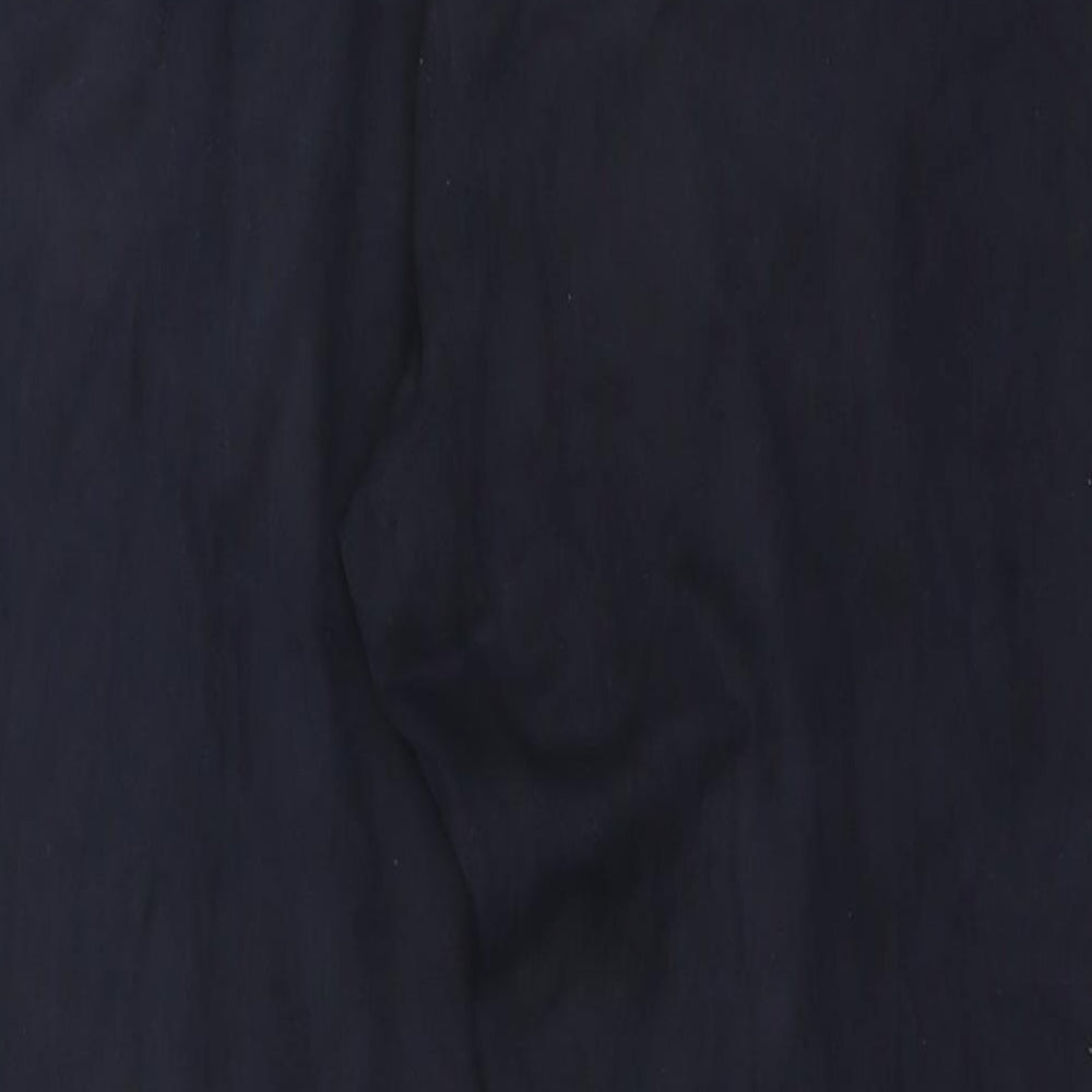 Marks and Spencer Womens Blue   Trousers  Size 14 L24 in - CROPPED