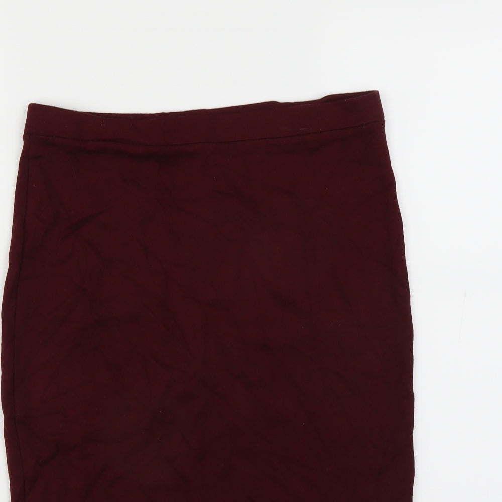 Dorothy Perkins Womens Purple   Straight & Pencil Skirt Size 12
