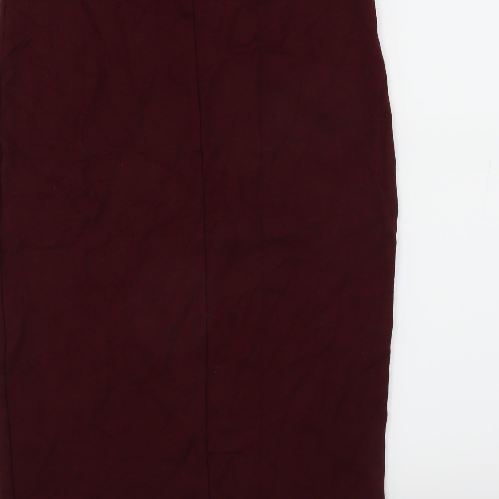 Dorothy Perkins Womens Purple   Straight & Pencil Skirt Size 12