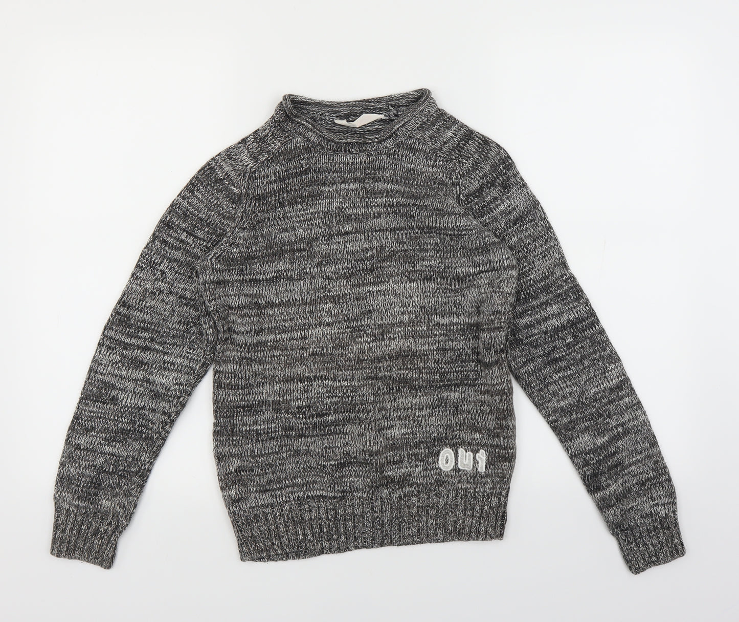H&M Boys Grey   Pullover Jumper Size 10-11 Years