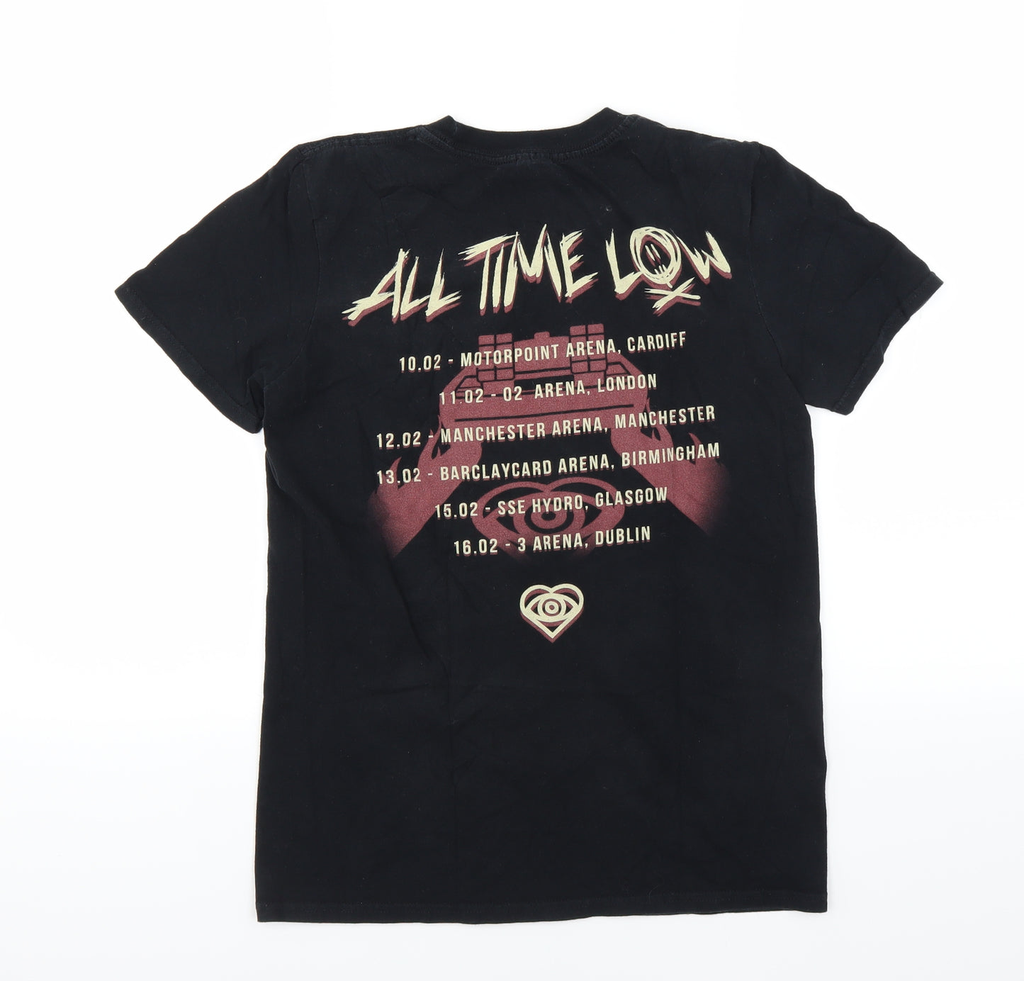 Gildan Womens Black   Basic T-Shirt Size S