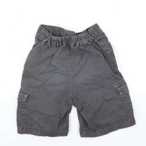 Marks and Spencer Boys Grey   Cargo Shorts Size 5-6 Years