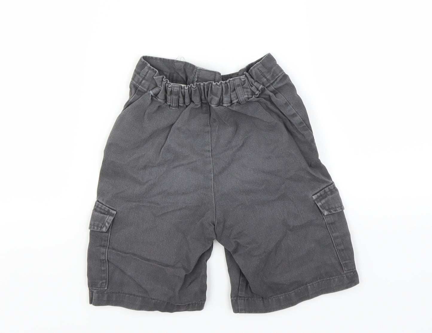 Marks and Spencer Boys Grey   Cargo Shorts Size 5-6 Years
