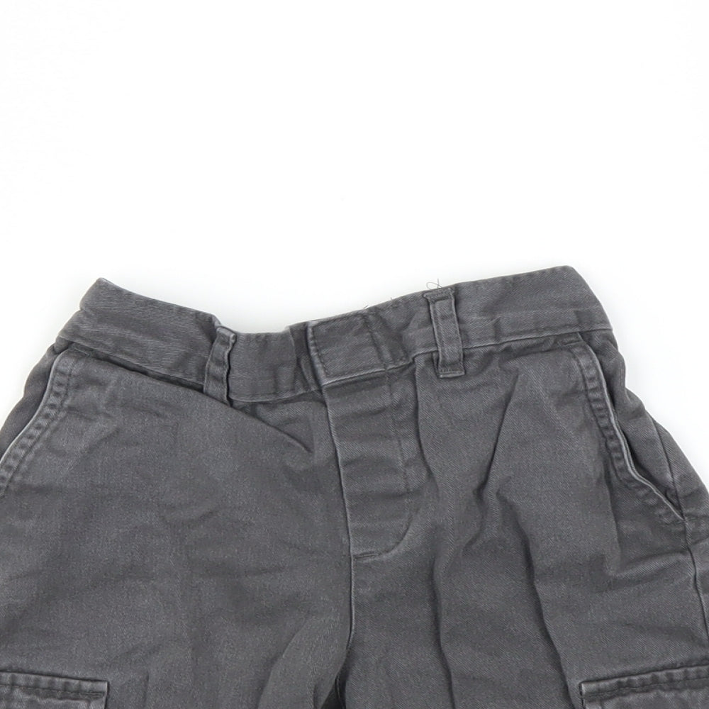 Marks and Spencer Boys Grey   Cargo Shorts Size 5-6 Years