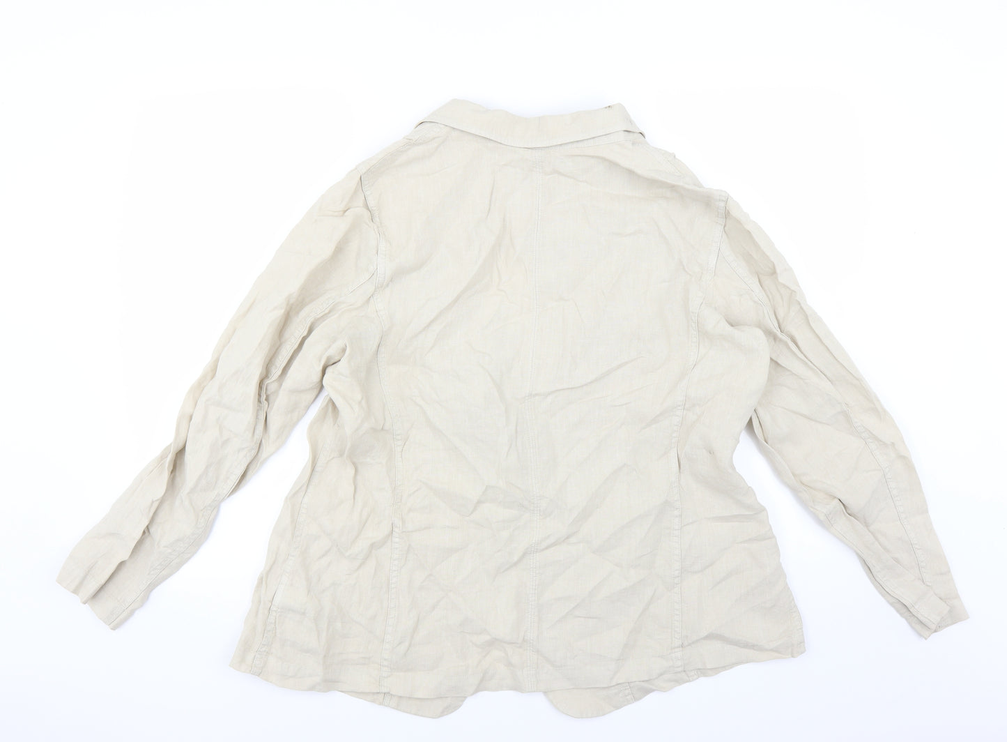 Marks and Spencer Womens Beige   Jacket Suit Jacket Size 20