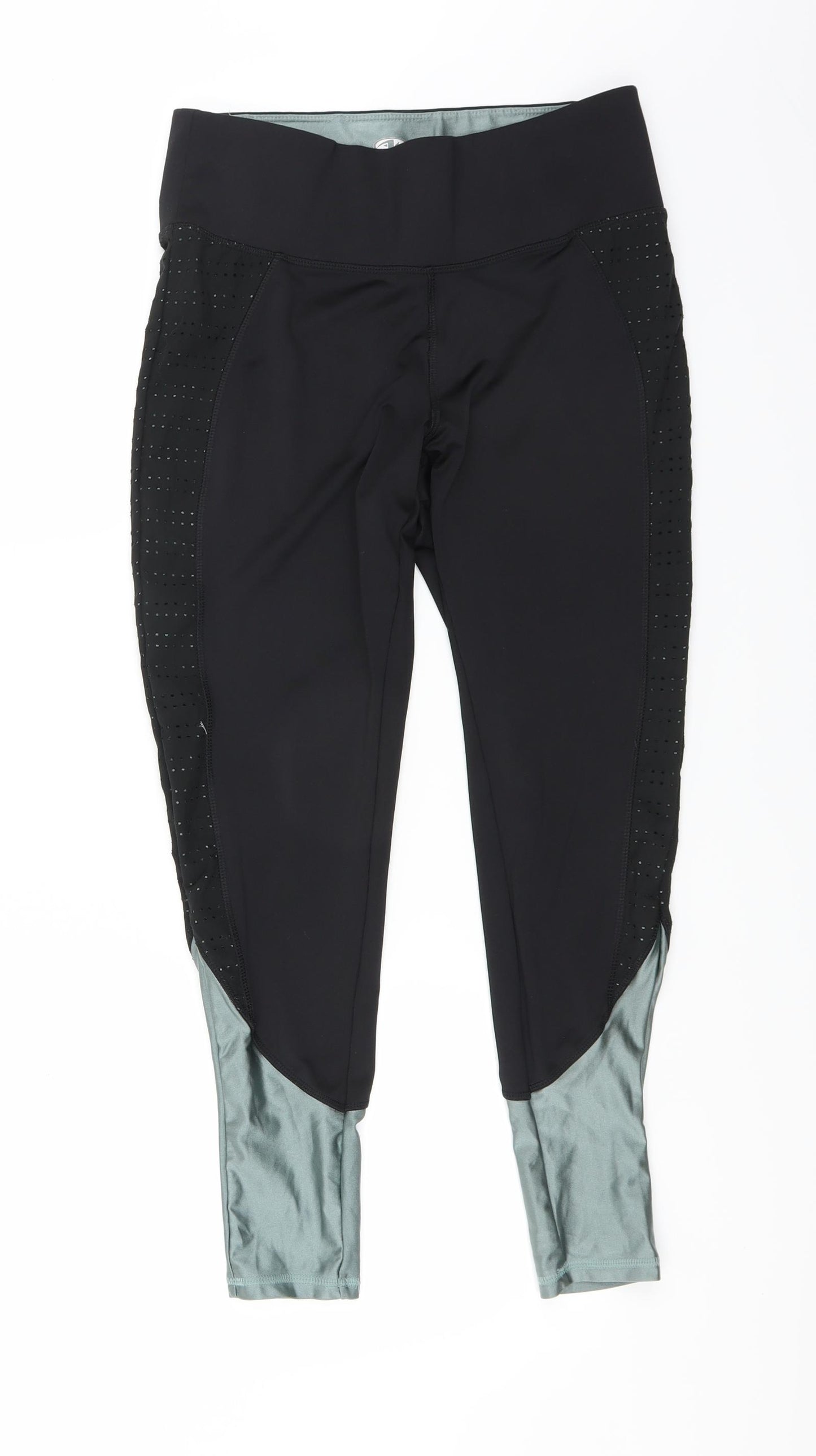 Athletic Works Womens Black   Compression Leggings Size M L25 in