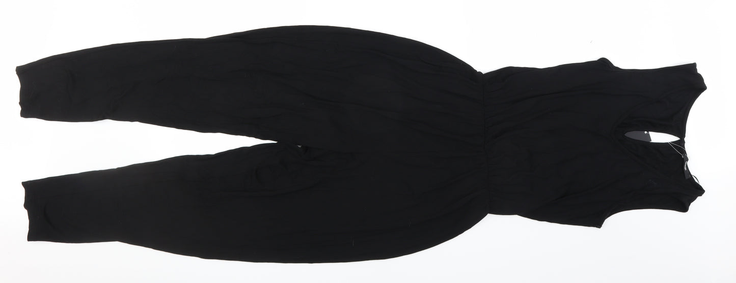 George Womens Black   Jumpsuit One-Piece Size 10 L29 in