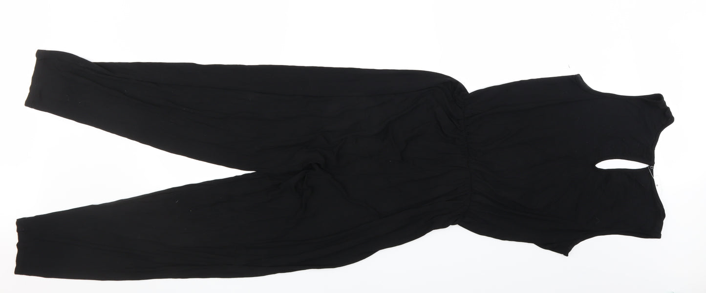 George Womens Black   Jumpsuit One-Piece Size 10 L29 in