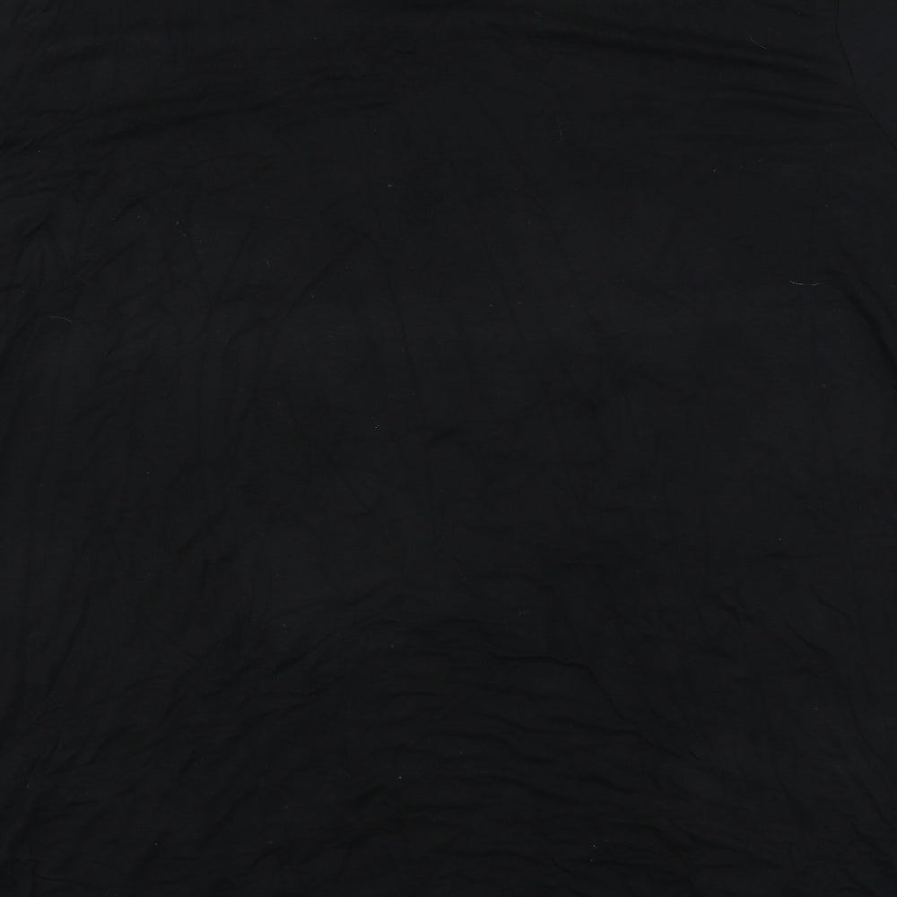 Yours Womens Black   Basic T-Shirt Size 24