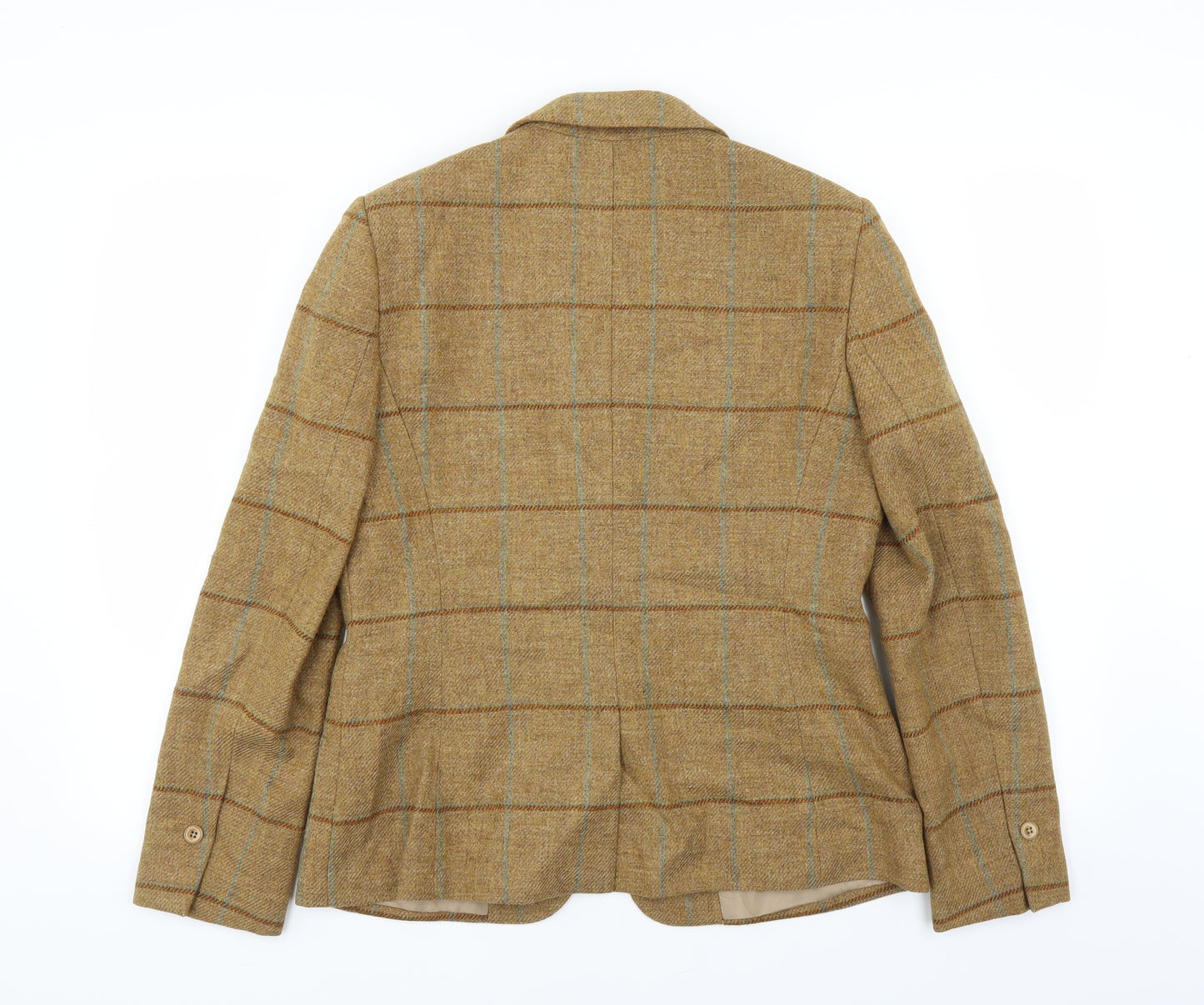 Islay Woollen Mill Womens Brown Check  Jacket Suit Jacket Size 12