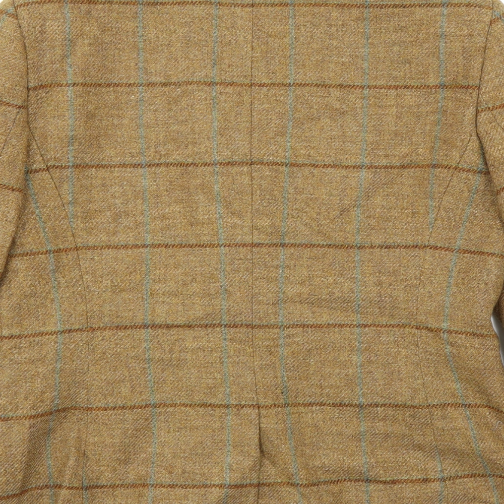 Islay Woollen Mill Womens Brown Check  Jacket Suit Jacket Size 12
