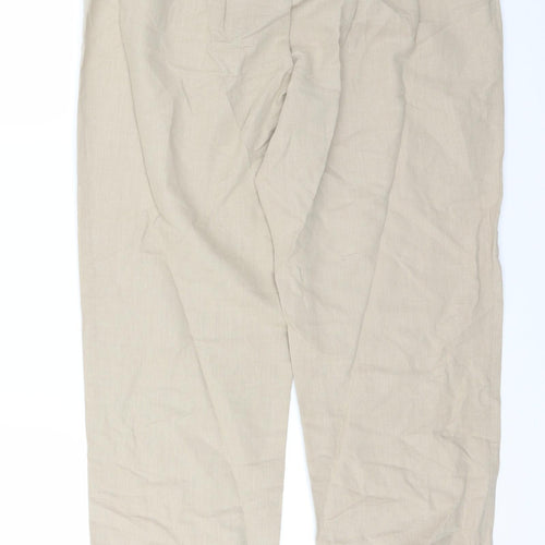 KOAN Womens Beige   Trousers  Size 16 L28 in