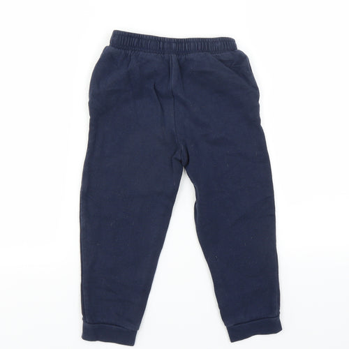 River Island Boys Blue   Jogger Trousers Size 3-4 Years
