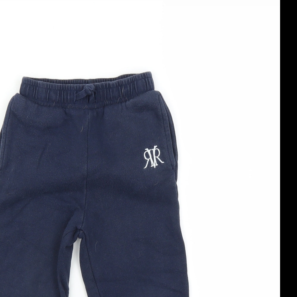 River Island Boys Blue   Jogger Trousers Size 3-4 Years