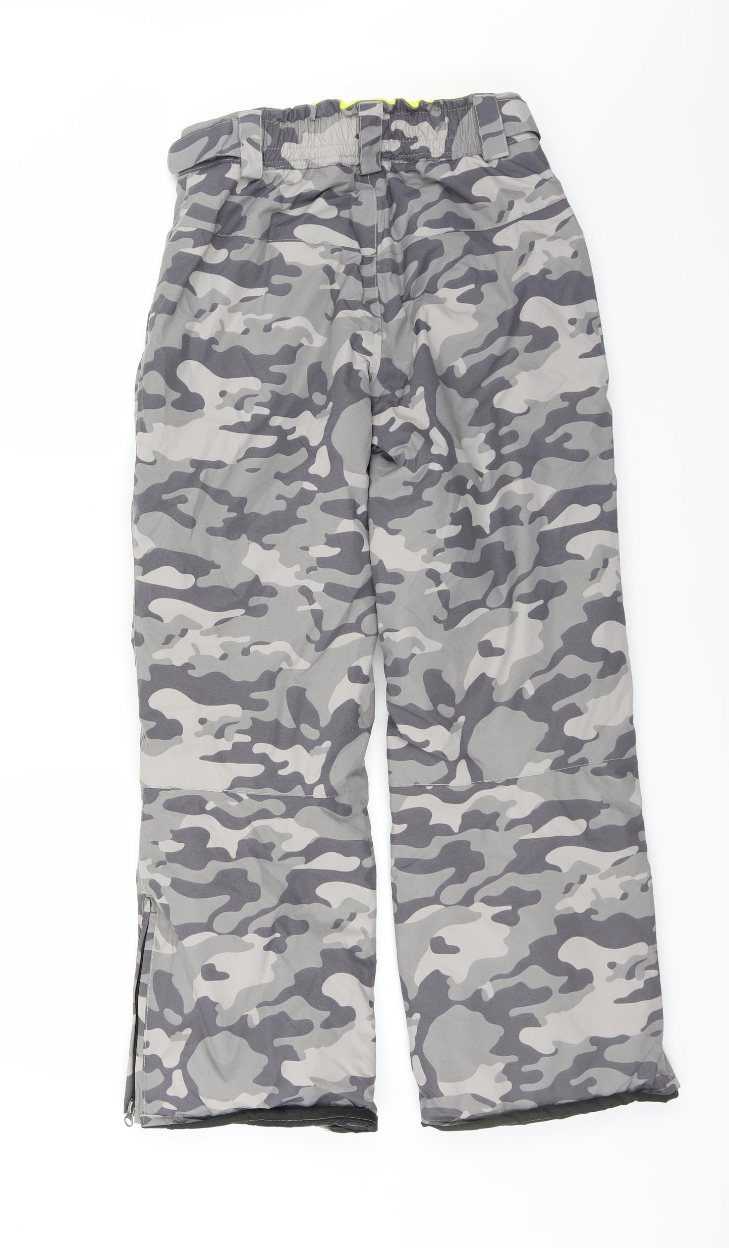 Crane Boys Grey Camouflage  Snow Pants Trousers Size 13-14 Years
