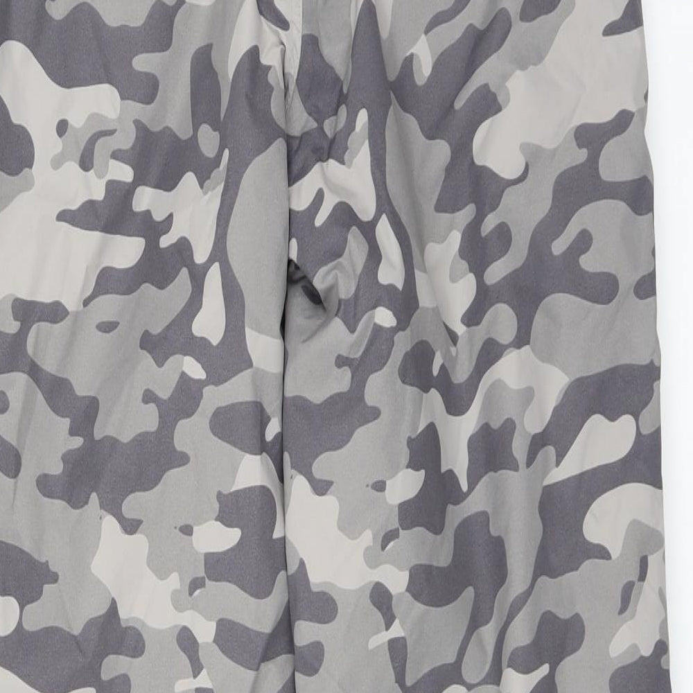 Crane Boys Grey Camouflage  Snow Pants Trousers Size 13-14 Years
