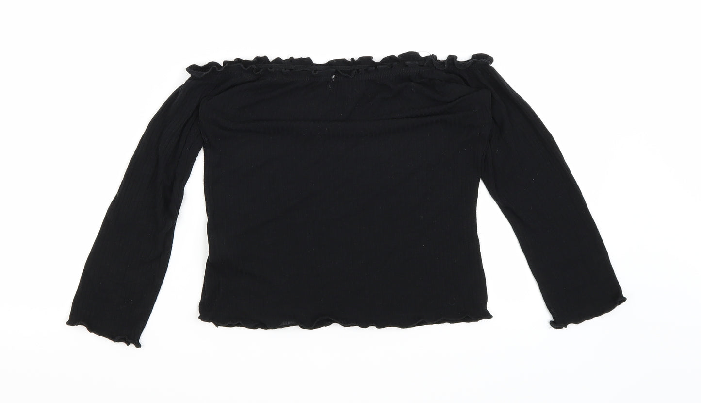 Be Umbrale  Womens Black   Basic T-Shirt Size M