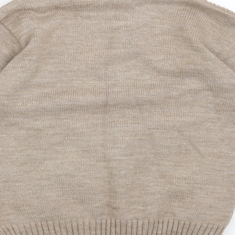 Kanka Kuzen Boys Beige   Cardigan Jumper Size 8-9 Years