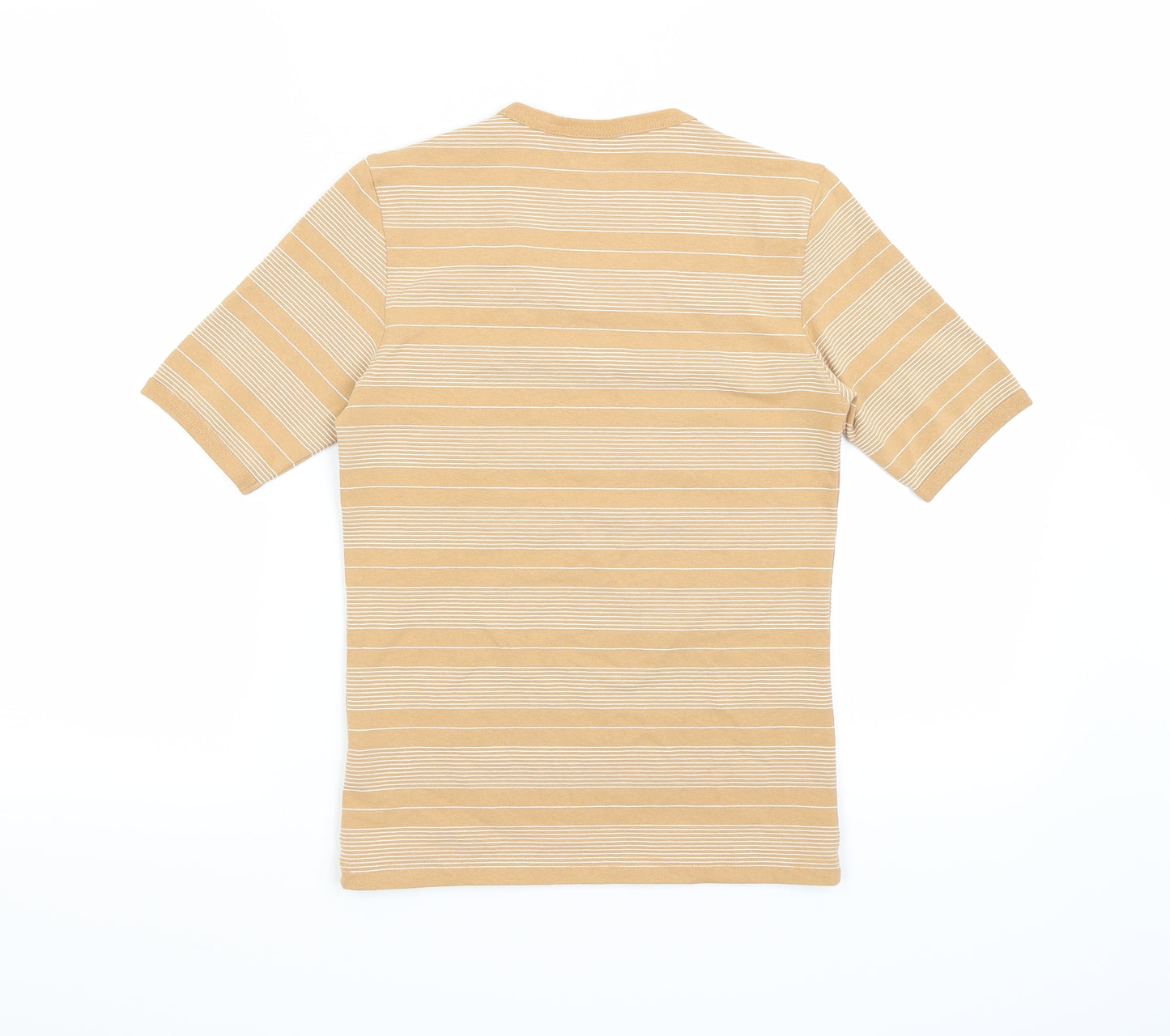 Uniqlo Womens Brown Striped  Basic T-Shirt Size S