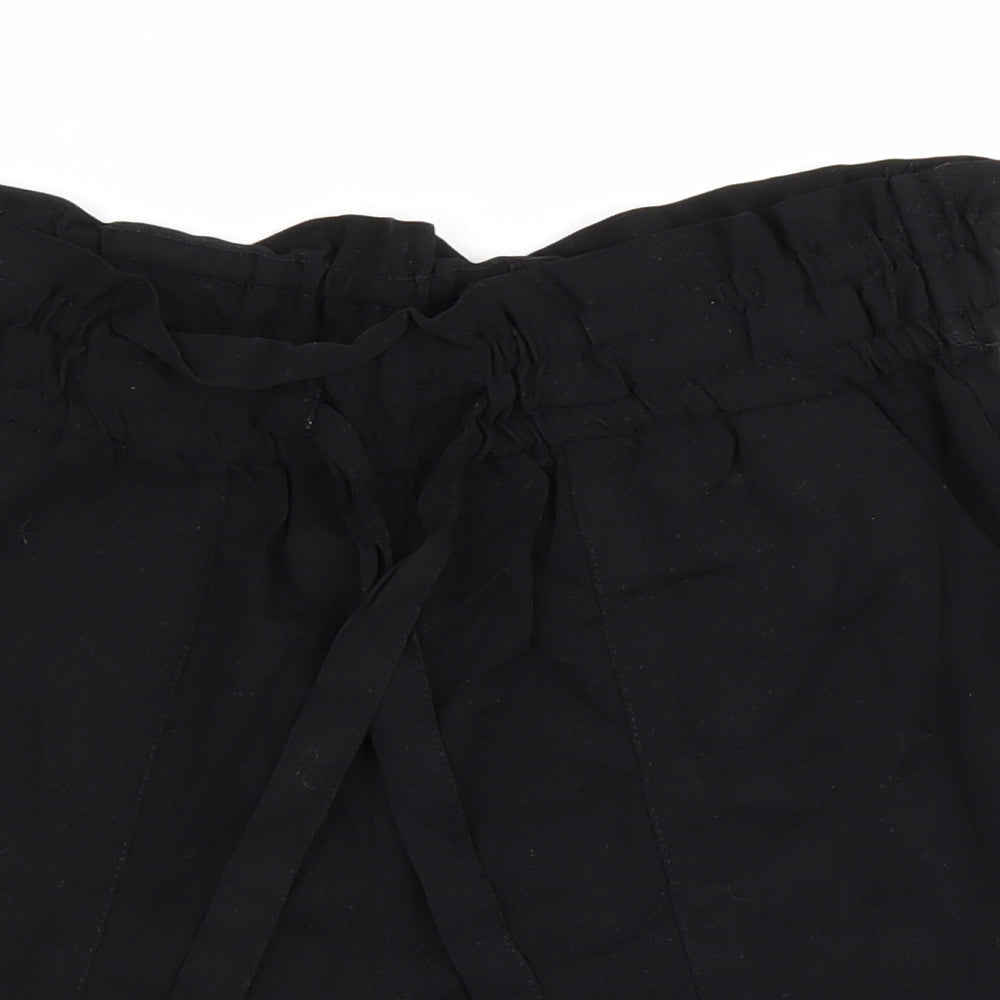 H&M Womens Black   Culotte Shorts Size 8