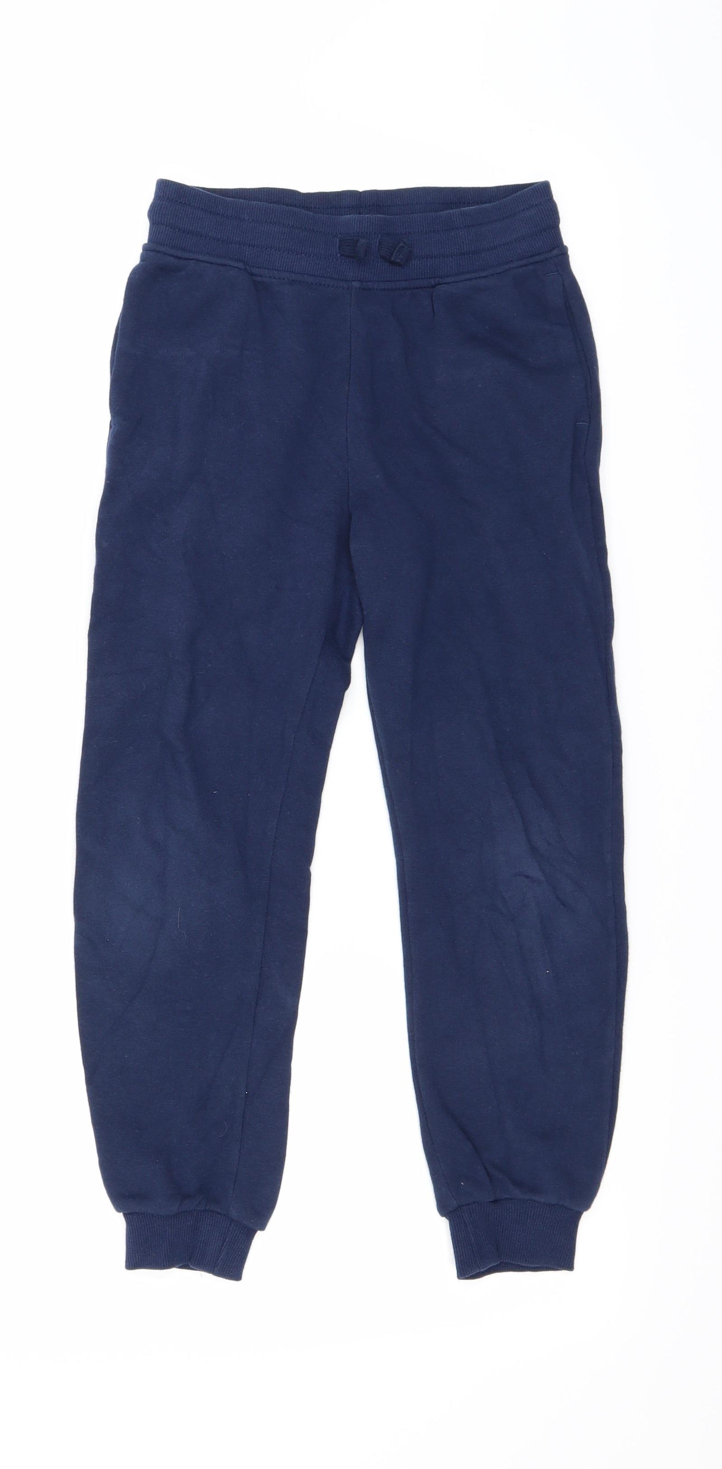 H&M Boys Blue   Jogger Trousers Size 9 Years