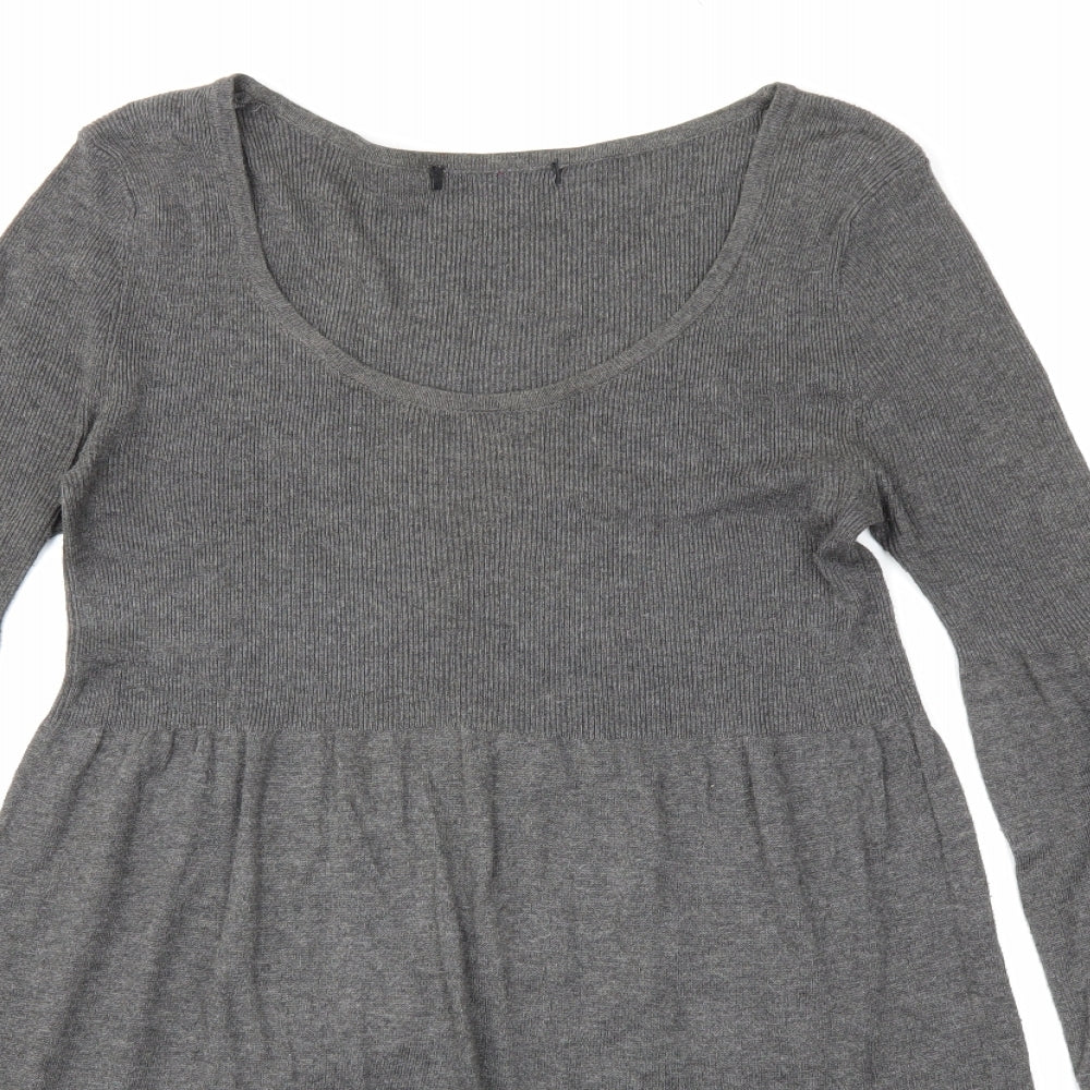Atmosphere Womens Grey  Knit Jumper Dress  Size 10